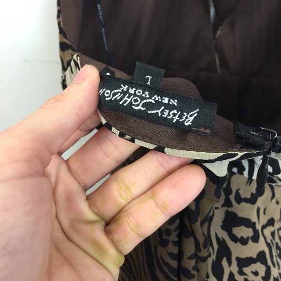 Betsey Johnson Leopard Halter Neck Mini Dress - Picture 6 of 8